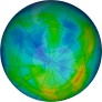 Antarctic ozone map for 2024-05-30